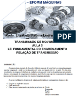 Aula 5 - Mec 1 - Lei Fundamental Do Engrenamento - Relação de Transmissão