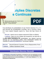 Prob05 - Distribuições Discretas e Contínuas