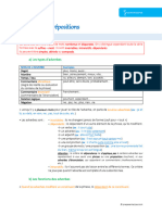 COURS Adverbes Et Prépositions