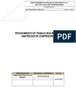 Procedimiento Trabajo Seguro Mantencion de Compresores