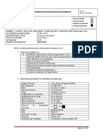 Investigación de Accidente - Juan - Verdugo