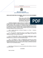 PR Et Al. - 2012 - Ministério Da Saúde RESOLUÇÃO DIRETORIA COLEGIADA - RDC #57, DE 16 DE NOVEMBRO