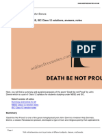 Death Be Not Proud by John Donne