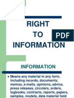 Right TO Information