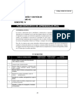 PEA - Diseño y Gest. de Mod. (4to Semestre)