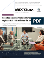 Espírito Santo: Resultado Semestral Do Banestes Registra R$ 185 Milhões de Lucro Líquido