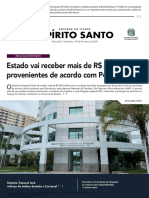 Espírito Santo: Estado Vai Receber Mais de R$ 420 Milhões Provenientes de Acordo Com Petrobras