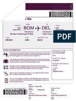 Boardingpass UVFJ52 BOMLKO