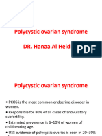 Polycystic Ovarian Syndrome DR. Hanaa Al Heidery