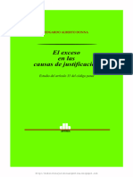 Donna, Edgardo (1985) - El Exceso en Las Causas de Justificación