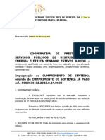 Pet - Impugnação - NULIDADE POR FALTA DE INTIMAÇÃO-BLOQUEIO