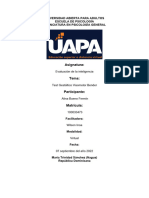 Tarea #9 Evaluacion de La Inteligencia