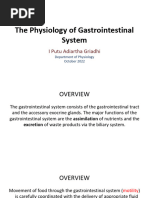 Gastrointestinal System - 1