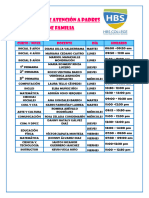 Horario de Atencion de Docentes A PPFF Oficial