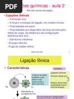 Aula 2 - Ligações Iônicas