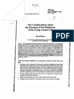 Harold Hillman - New Considerations About The Structure of The Membrane of The Living Animal Cell (NMR, 1994)