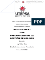 Gestion de La Calidad Investigacion 2 Jose Ademar Parada Lufan