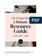 The Ultimate Resource Guide by The Product Boss - V5