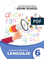 Aduni School Lenguaje 6° Pri Muestra