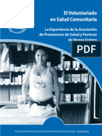 El Voluntariado en Salud Comunitaria