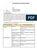 Plan de Tutoria 1º A 5º - 2024