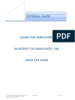 PAYE GEN 01 G18 Guide For Employers Iro Employees Tax For 2024 External Guide