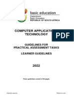 Computer Application Technology PAT GR 12 2022 Learner Guidelines Eng