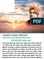 OGDEN's BASIC ENGLISH 