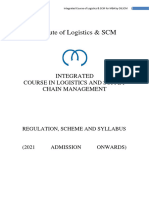 Integrated Logistics Management (MBA)