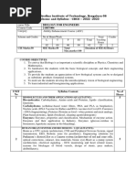 Biology For Engineers 21BIT406