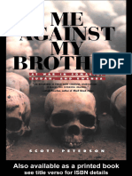 Me Against My Brother - at War in Somalia, Sudan and Rwanda by Scott Peterson