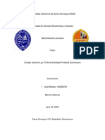 Ensayo Sobre La Ley 70 de La Autoridad Portuaria Dominicana