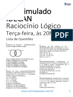 10º Simulado IDECAN - Raciocínio Lógico (Conjuntos)