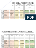 Programacion 1ra. Fecha