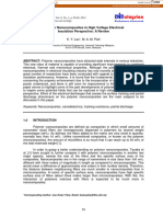 Polymer Nanocomposites in High Voltage Electrical Insulation Perspective: A Review