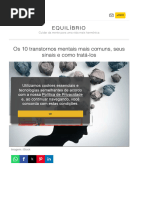 Os 10 Transtornos Mentais Mais Comuns, Seus Sinais e Como Tratá-Los - 15-09-2020 - UOL VivaBem