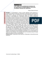 Indicações Off Label Da Hialuronidase No Manejo de Complicações Associadas