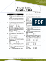 Solved Paper 1994 Question