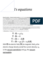 Maxwell's Equations