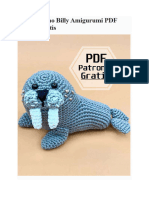 Leon Marino Billy Amigurumi PDF Patron Gratis