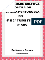 Apostila de Lingua Portuguesa 3 Ano