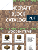 Minecraft Block Items