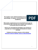 Programa Econometria 2 - 2024 - I (3 Creditos)