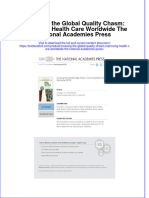 PDF Crossing The Global Quality Chasm Improving Health Care Worldwide The National Academies Press Ebook Full Chapter