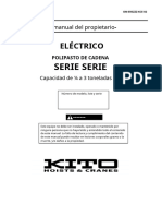 Kito 3ts2i1eskg SER Owners Manual - En.español