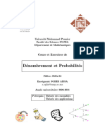 D Enombrement Et Probabilit Es: Cours Et Exercices de