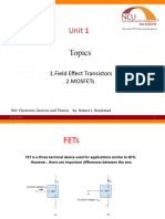 JFETs - MOSFETS