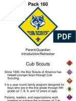 Pack 160: Parent/Guardian Introduction/Refresher