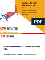 Técnicas de Intervención Psicosocial