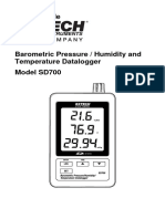 Extech SD700 Manual